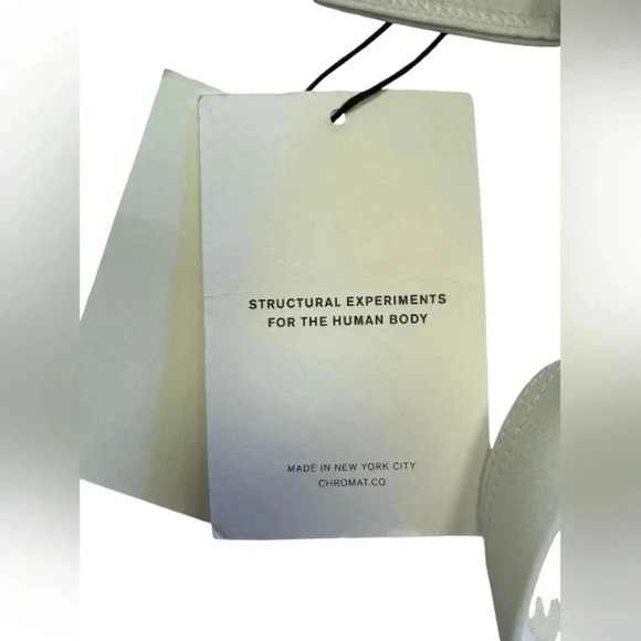 Chromat NWT Swimwear Bikini Top Black/White Size Small - Picture 7 of 8